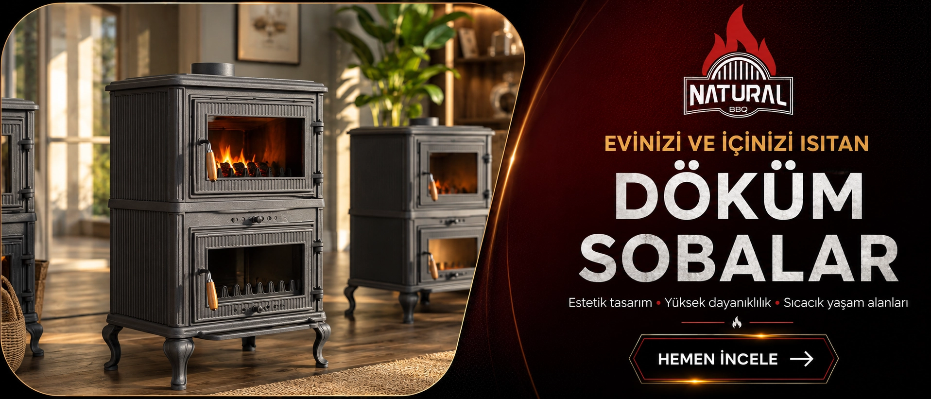 İzmir Kuzine Soba Şömine